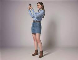 自拍女人SU模型