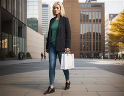 外国女人行走SU模型