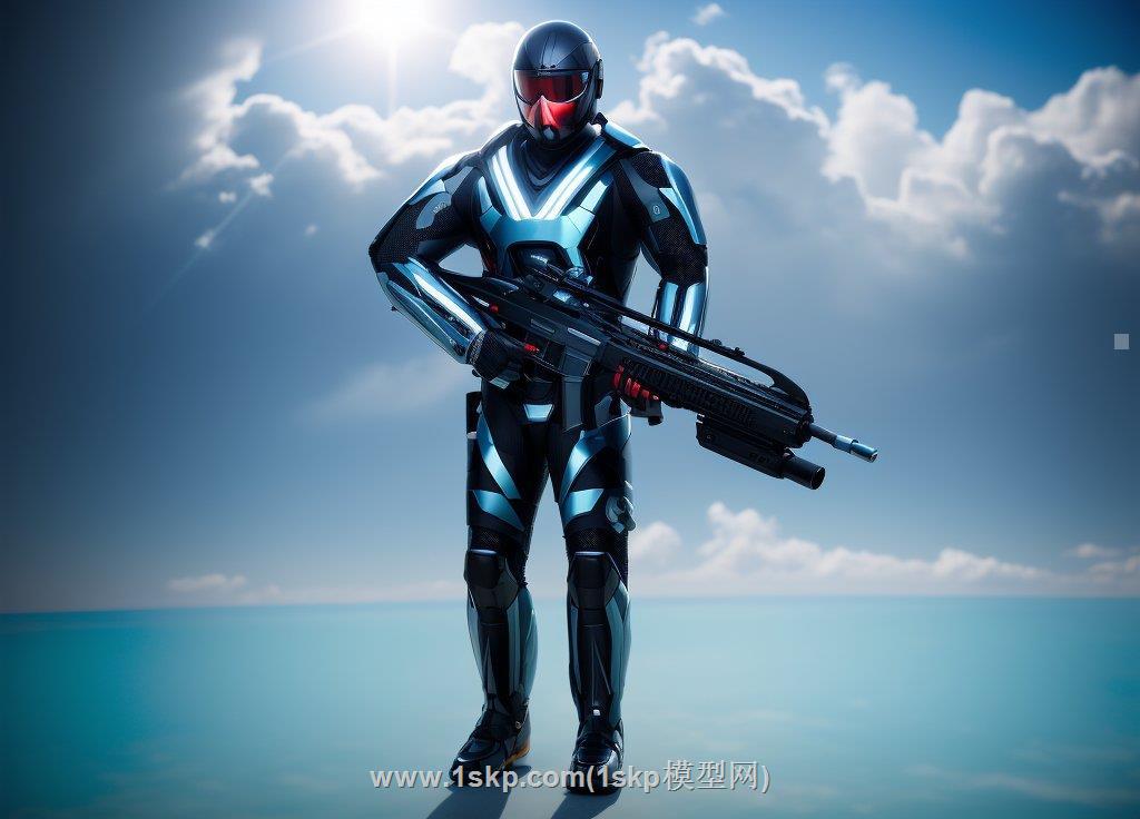 叛军士兵SU模型