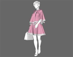 美女假人服装模特