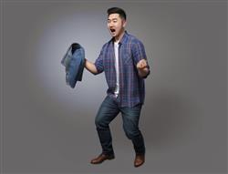 兴奋的男人