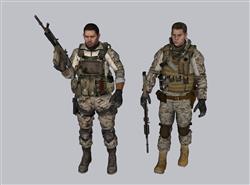 美国大兵士兵人物
