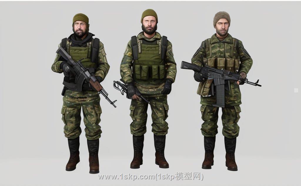 外国士兵人物