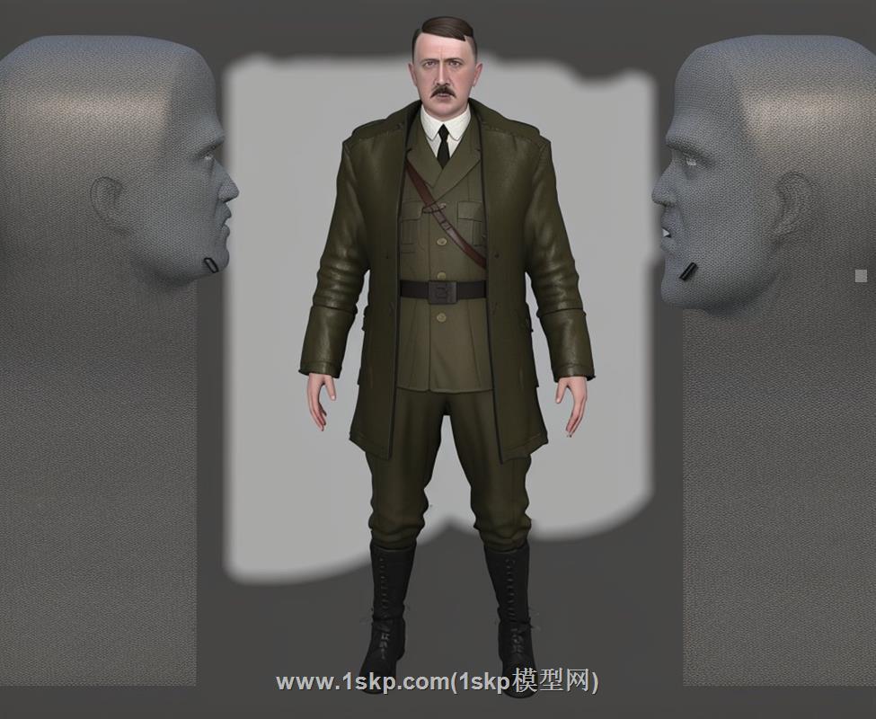 3D希特勒人物