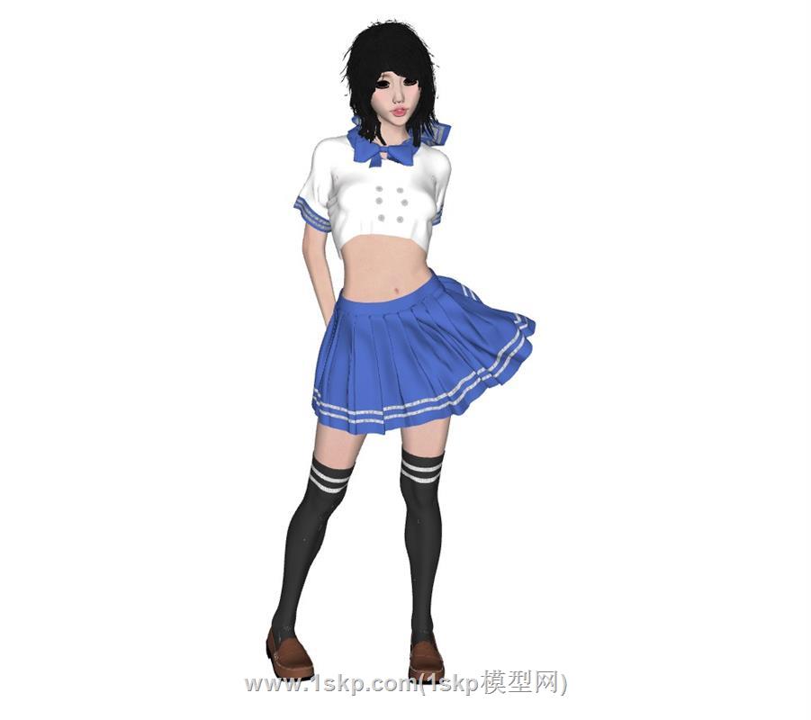 女生学生人物