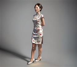 旗袍美女人物