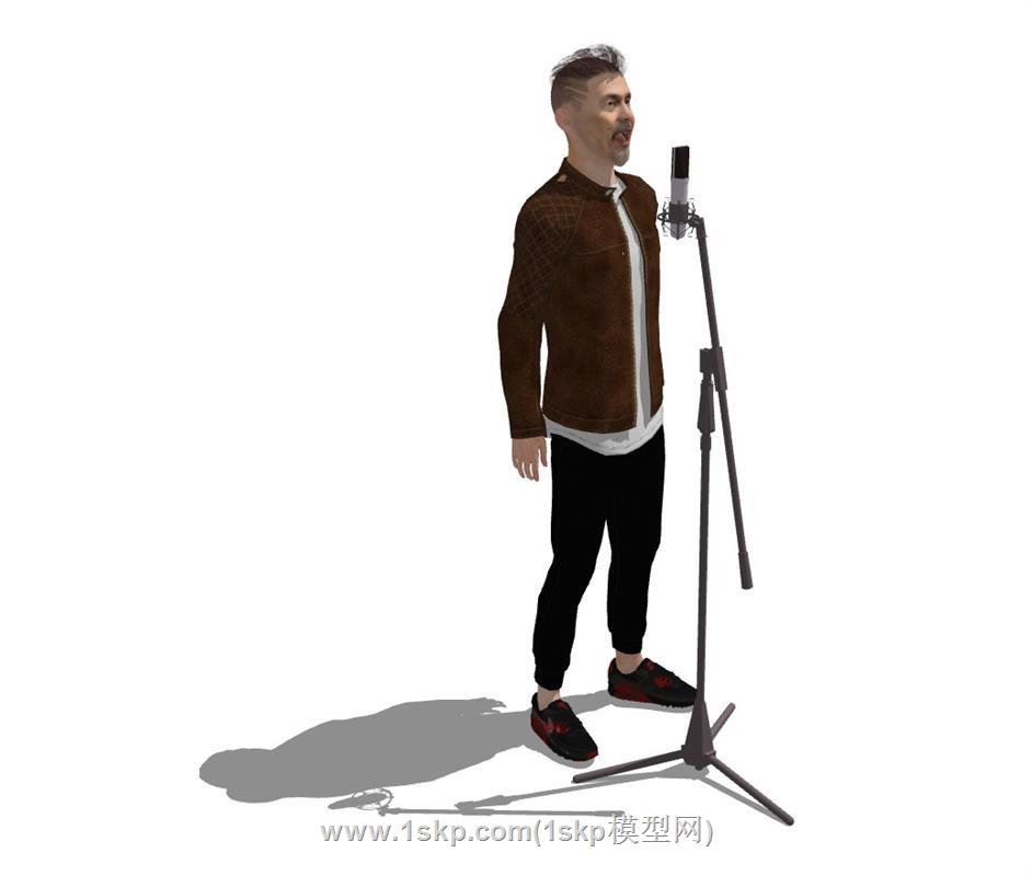 男声唱歌男人话筒