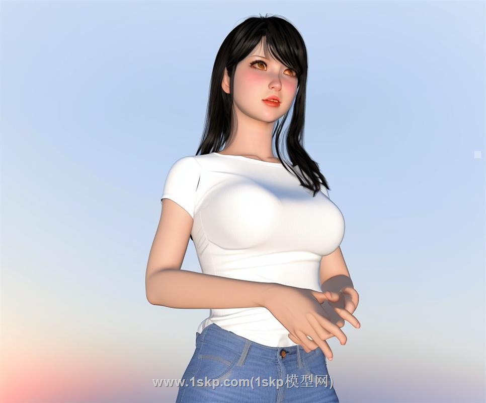 站姿女人美女