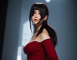 美女站姿人物