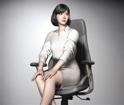 职场女性坐姿女人
