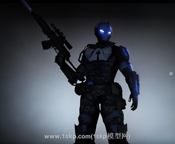生化兵战斗服人物