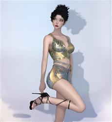 亚洲站姿美女