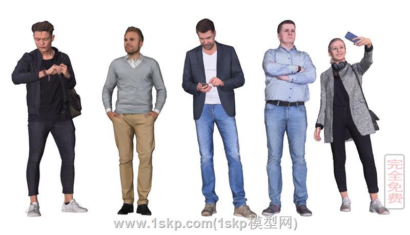 外国3D人物集合