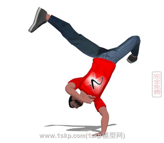 街舞人物男人