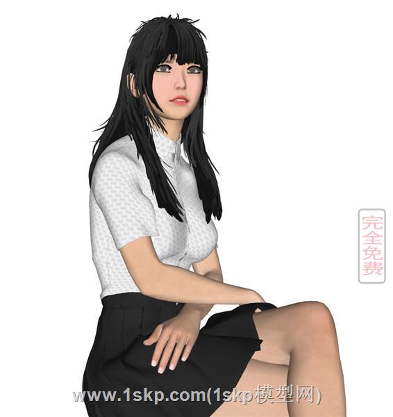 坐姿女生