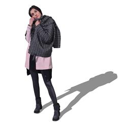 站姿外国女人