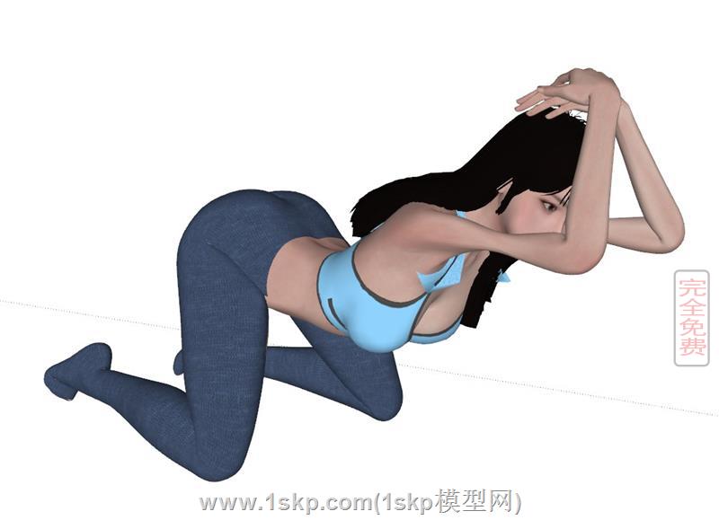 瑜伽动作人物