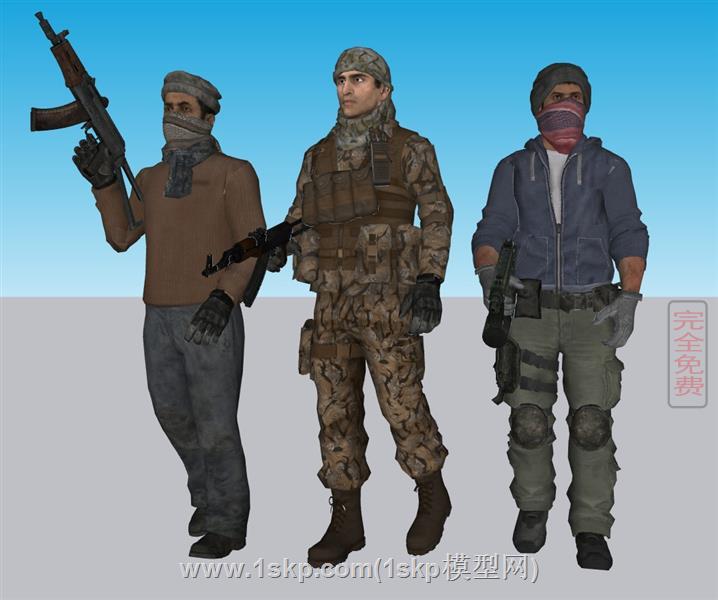 敌军士兵人物