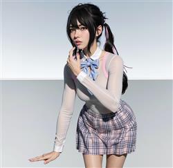 害羞的女学生