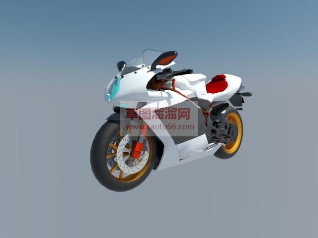 摩托车SU模型