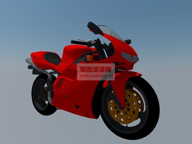重型机车摩托车SU模型
