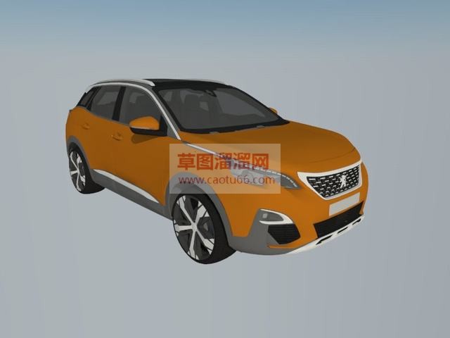 东风标致3008汽车SU模型