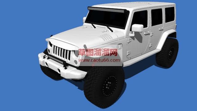 JEEP越野车汽车jeep越野SU模型