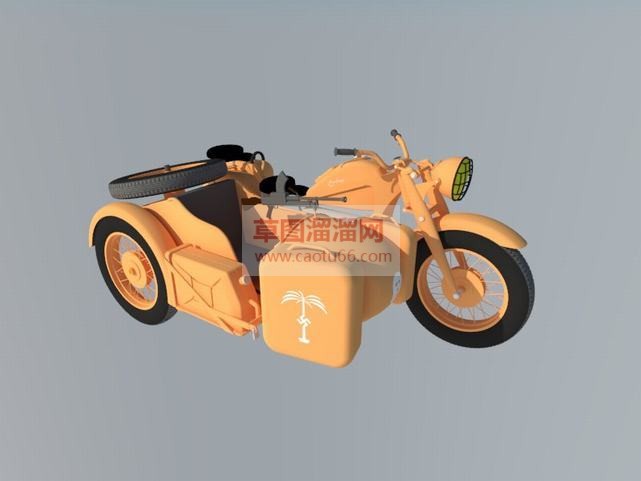 边三轮车草图SU模型