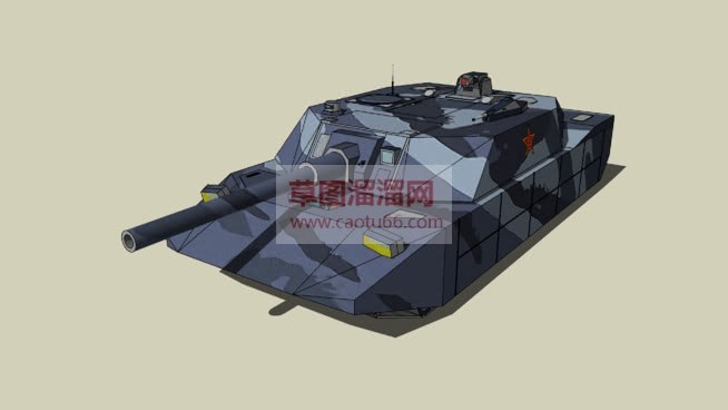 草图大师坦克SU模型