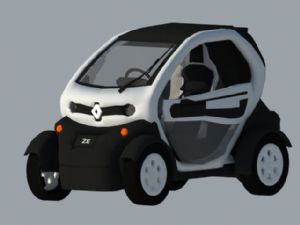 新能源电车小SU模型