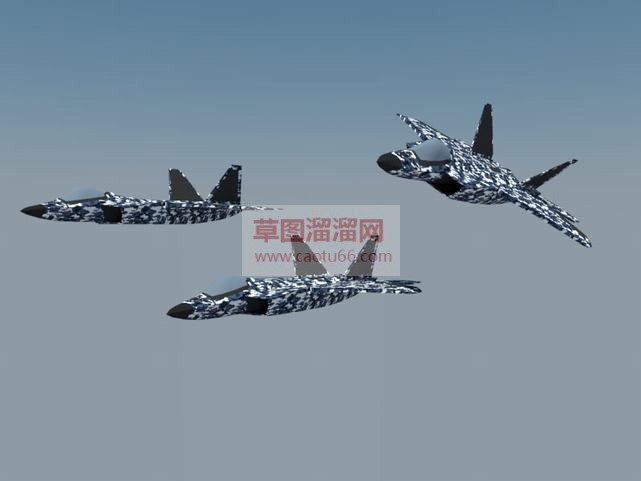 F22隐身战SU模型