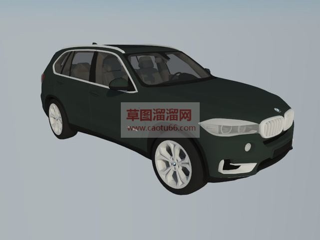宝马X5汽车SU模型