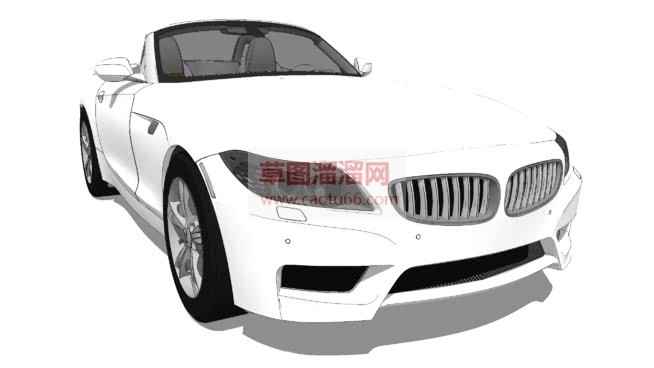 宝马X6汽车SU模型