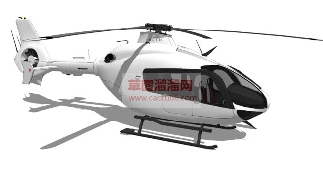 草图通用直升SU模型