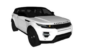 路虎V越野车SU模型