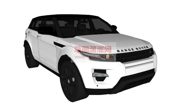 路虎V越野车SU模型