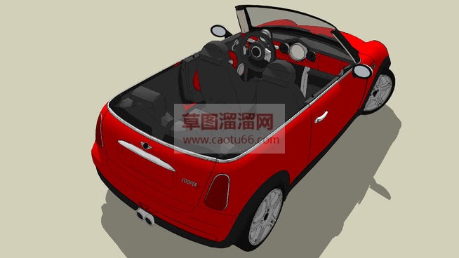 敞篷跑车SU模型