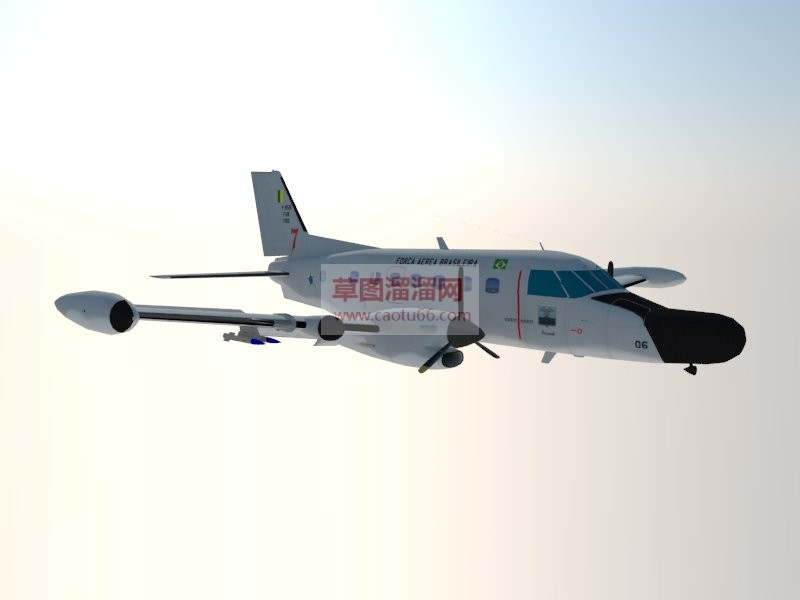 两栖飞机SU模型