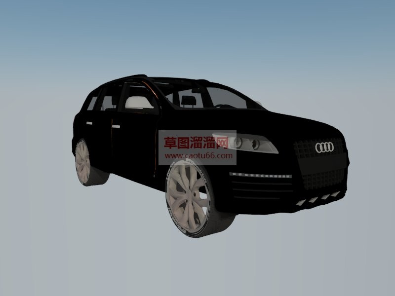 奥迪Q7汽车SU模型