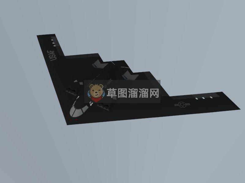 隐身轰炸机B2SU模型