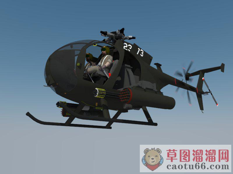 武装直升机SU模型