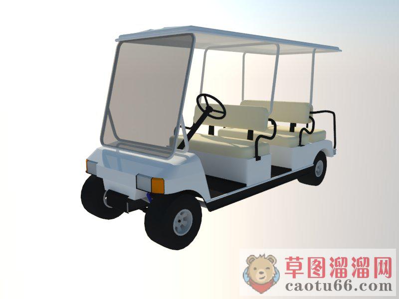 高尔夫电动车SU模型