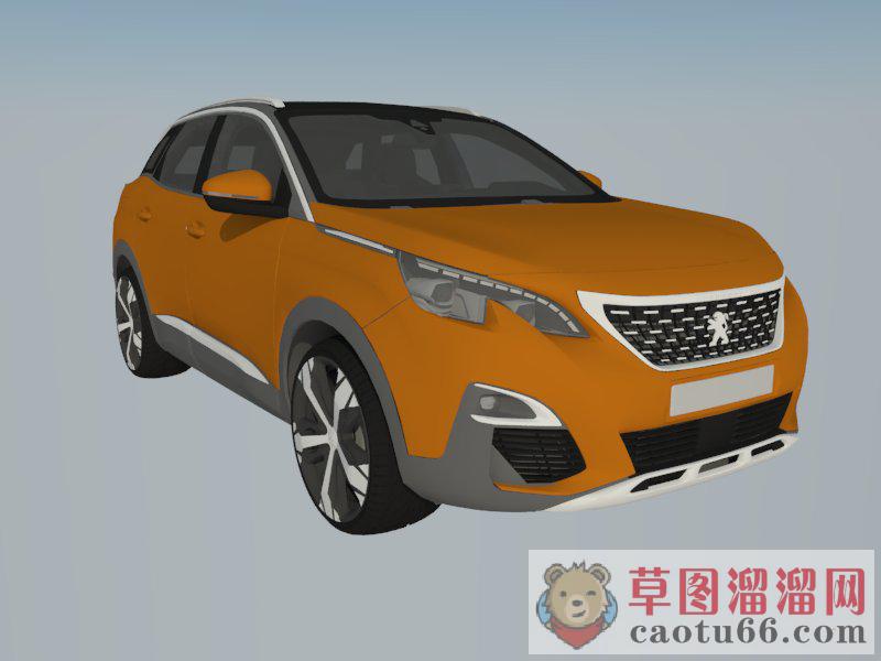 东风标致3008汽车SU模型