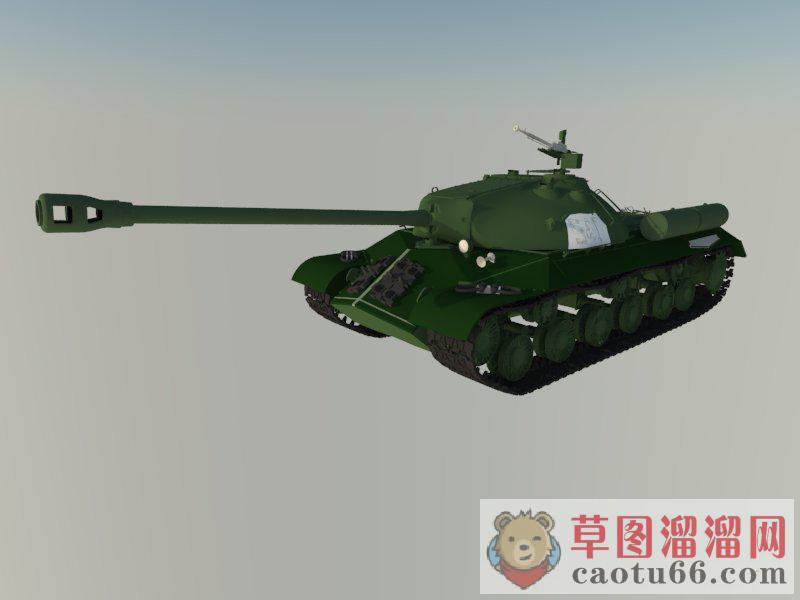 履带式坦克SU模型