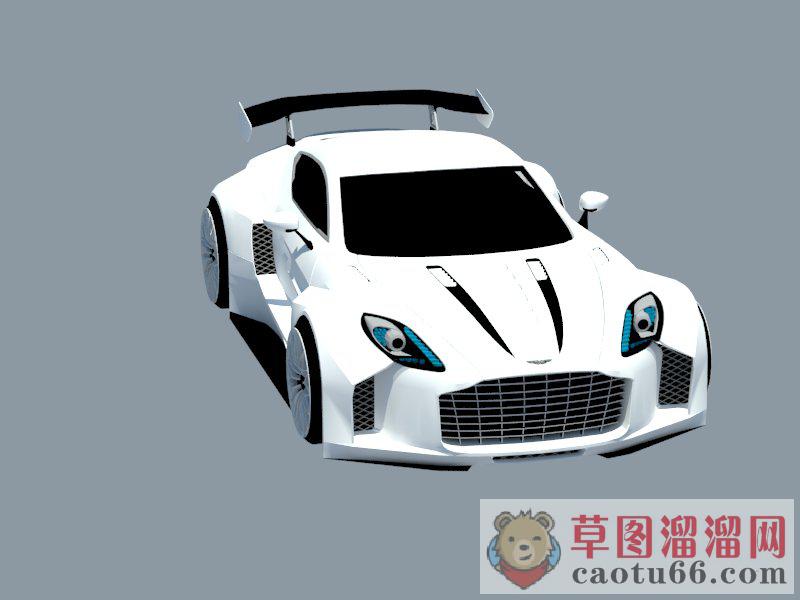 超级跑车车SU模型