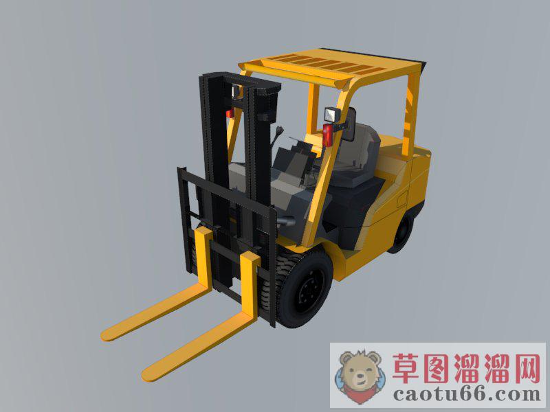 叉车车辆SU模型