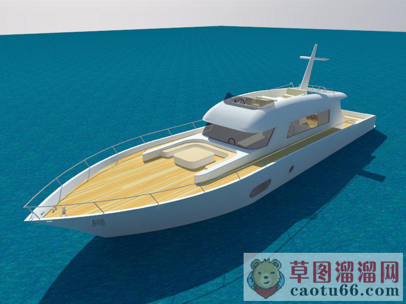 小船游艇SU模型