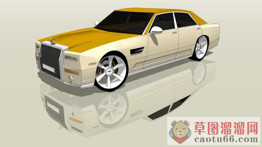 劳斯莱斯汽车SU模型