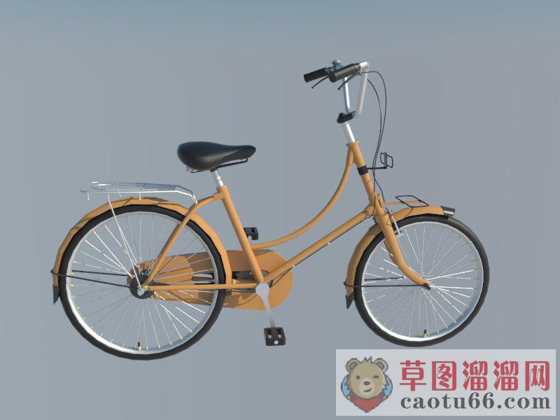 自行车单车SU模型