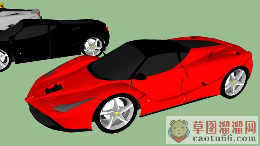 法拉利跑车汽车SU模型